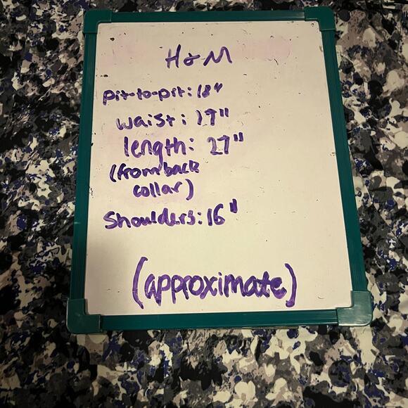 H&M Floral Blazer Size 10 Abstract Print Cotton Stretch Workwear Statement - Picture 6 of 6